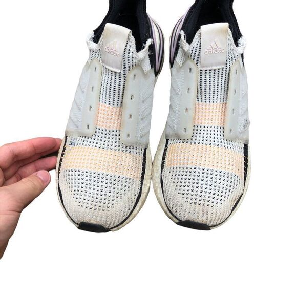 Rare 2019 Adidas Ultra Boost 19 Crystal White Size 8.5W - Picture 14 of 16